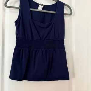VENUS Deep Blue Sleeveless Tank Top